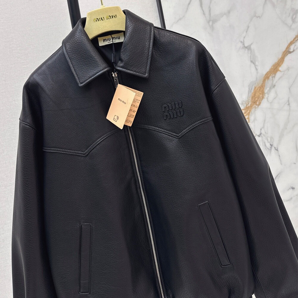 M1um1u WOMEN Genuine Leather COAT(size:S|M|L)