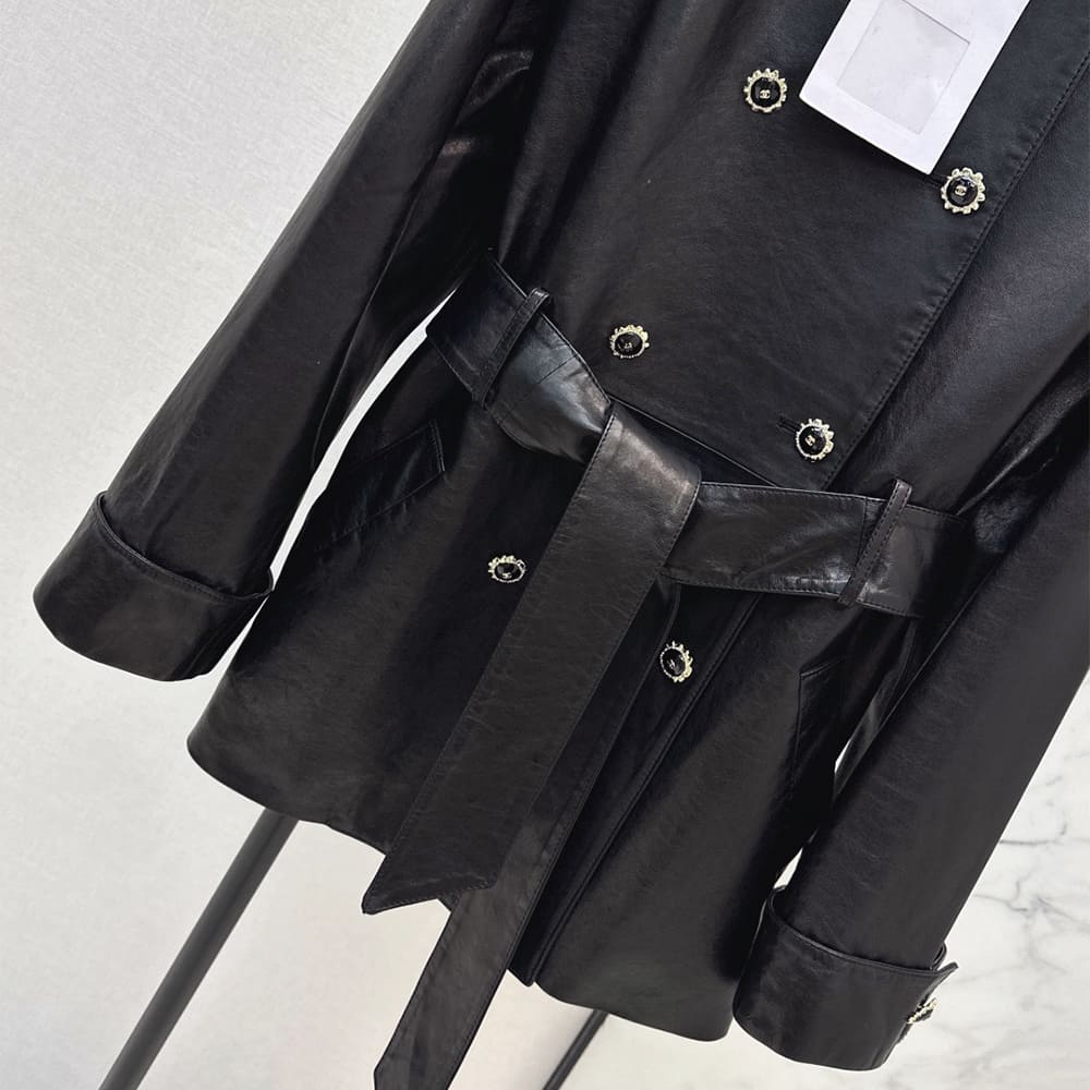 Ch**el WOMEN Genuine Leather COAT(size:S|M|L)