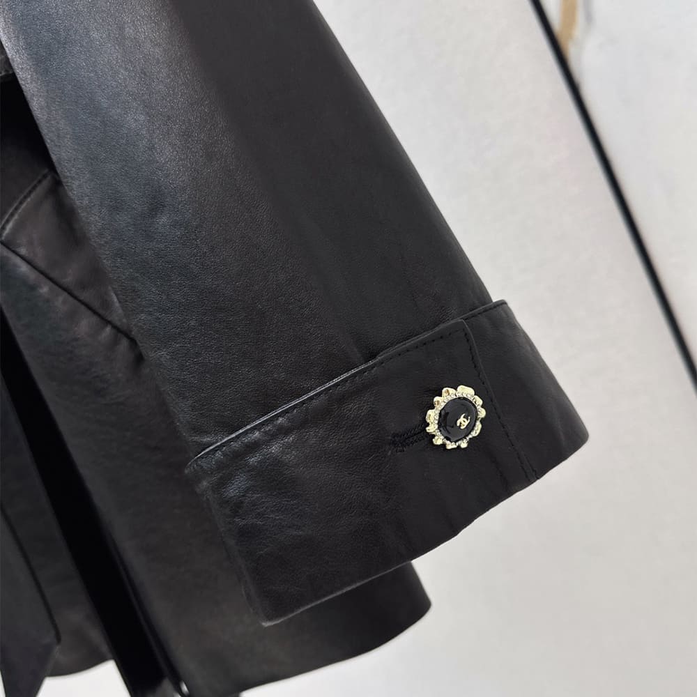 Ch**el WOMEN Genuine Leather COAT(size:S|M|L)