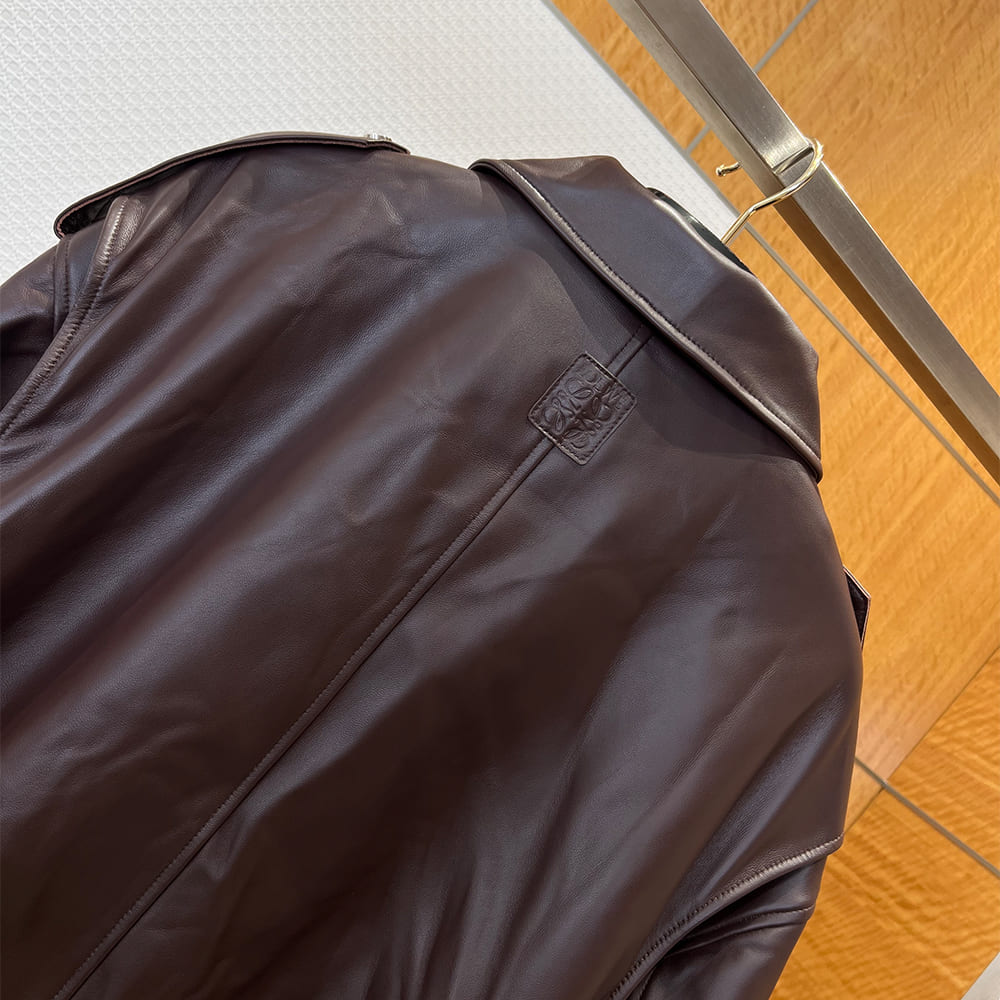 L0ew* UNISEX Genuine Leather COAT(size:46|48|50|52)