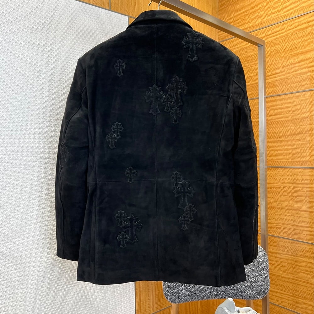 Ch*0me He**ts UNISEX Genuine Leather COAT(size:M|L|XL|XXL)