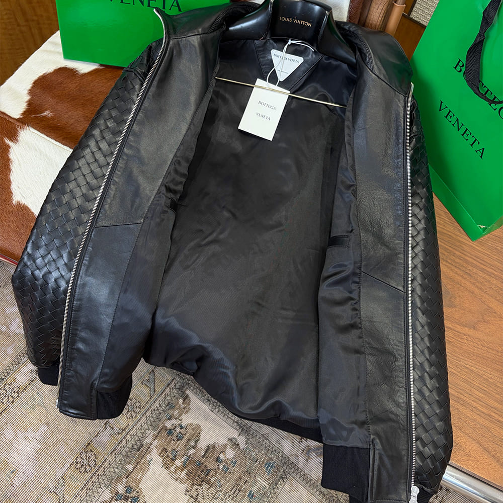 B0tt*ga Ven*ta UNISEX Genuine Leather COAT(size:48|50|52|54|56)