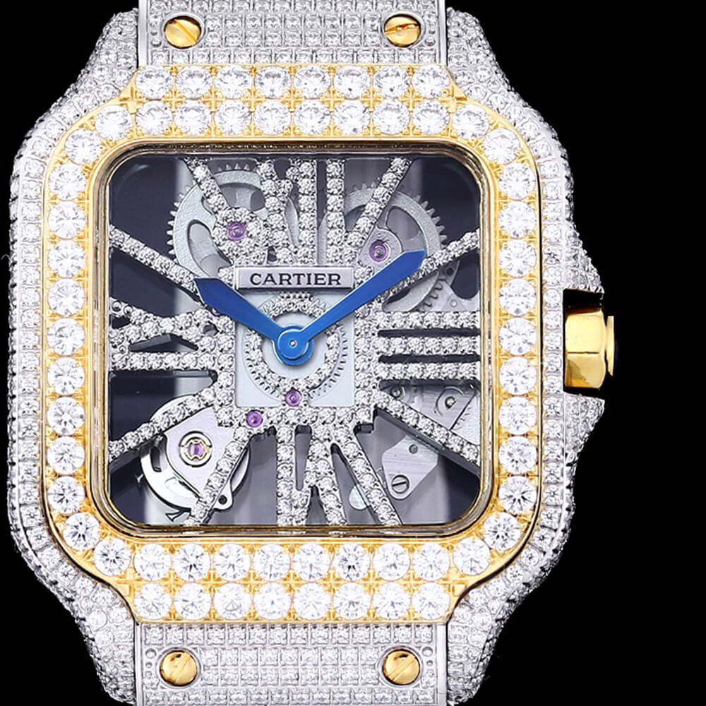 Ca*t1er Santos Skeleton Watch