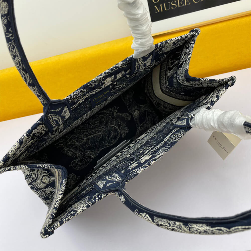 SMALL D10rAMOUR D10r BOOK TOTE