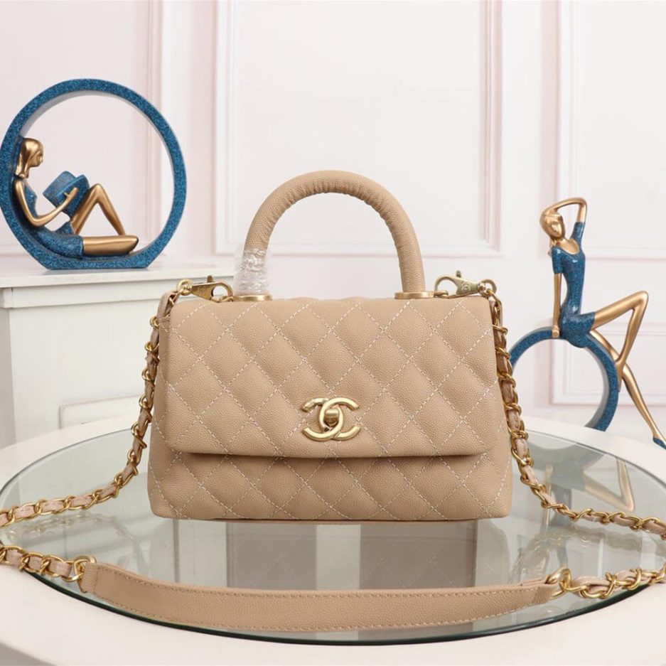 Ch**el Coco handle flap shoulder bag PM