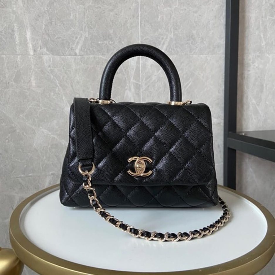Ch**el Coco handle flap shoulder bag Mini