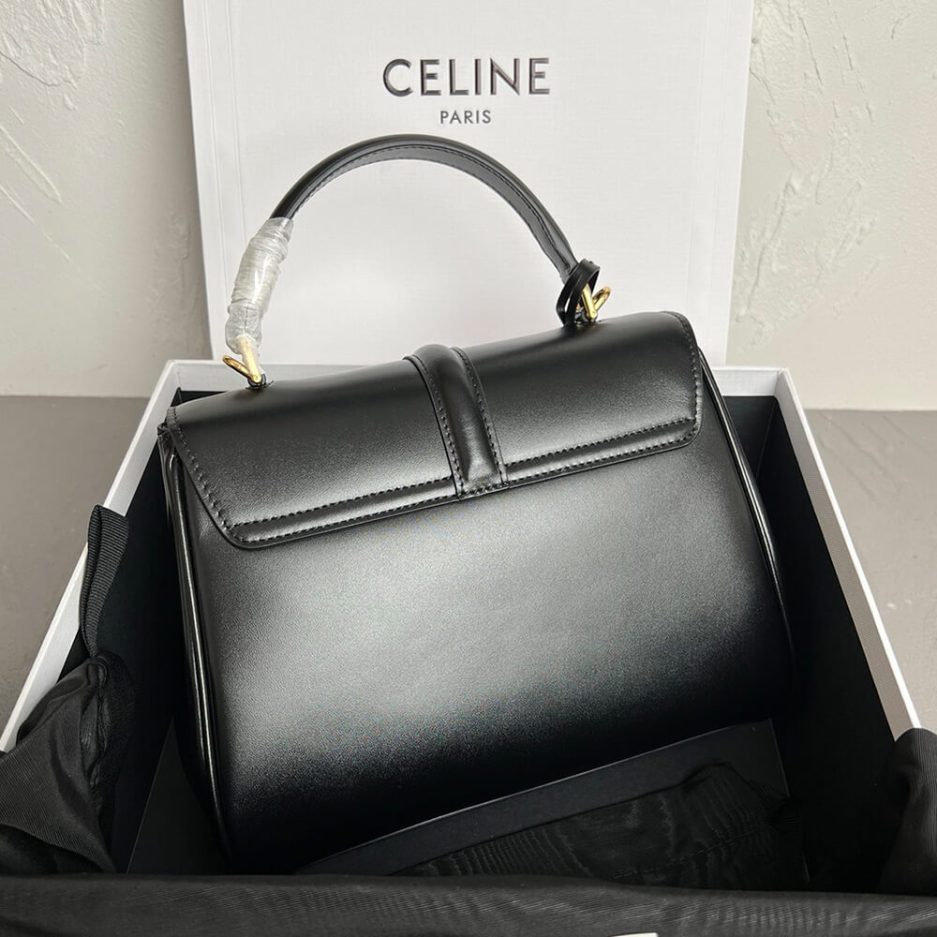 Ce1i*e SMALL 16 BAG IN SATINATED CALFSKIN(high-end grade)