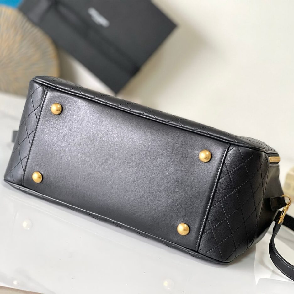 Y51 LYIA DUFFLE IN QUILTED LAMBSKIN