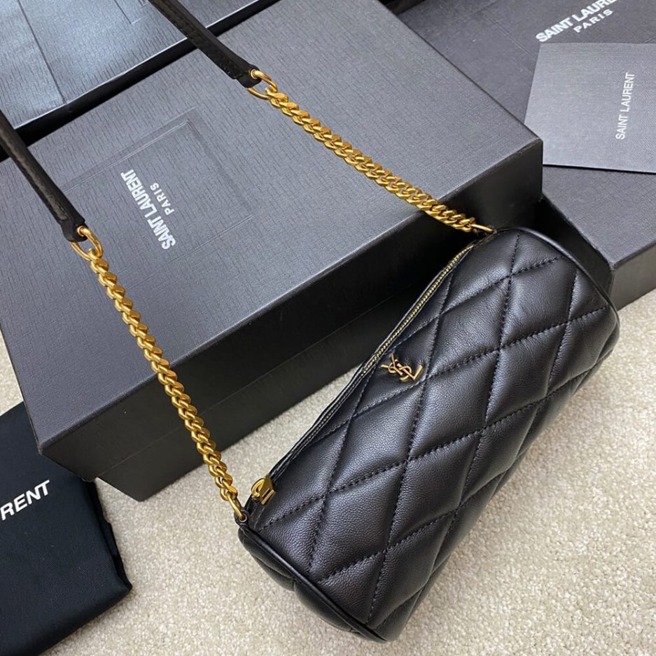 Y51 SADE MINI TUBE BAG IN QUILTED LAMBSKIN